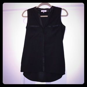 Calvin Klein sleeveless button top